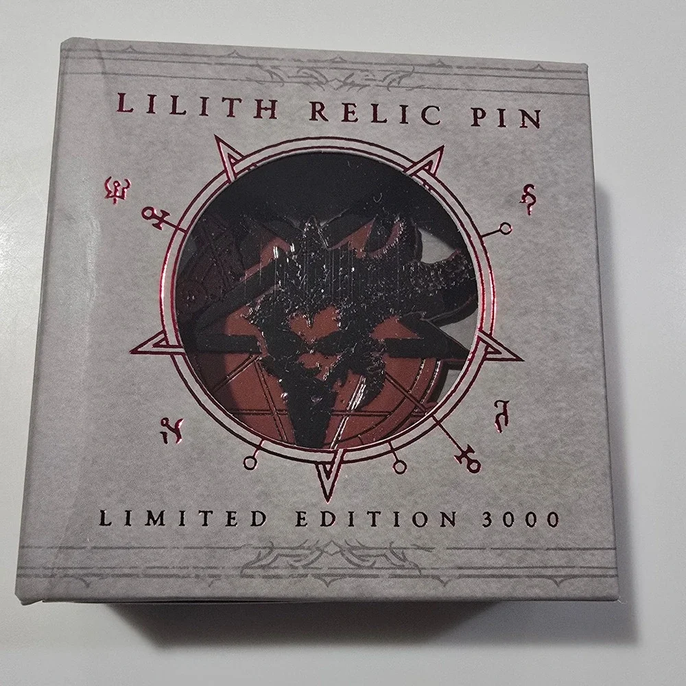 Diablo Immortal Lilith Relic Collector Pin Limited Edition‎ 2500 3000 Blizzard